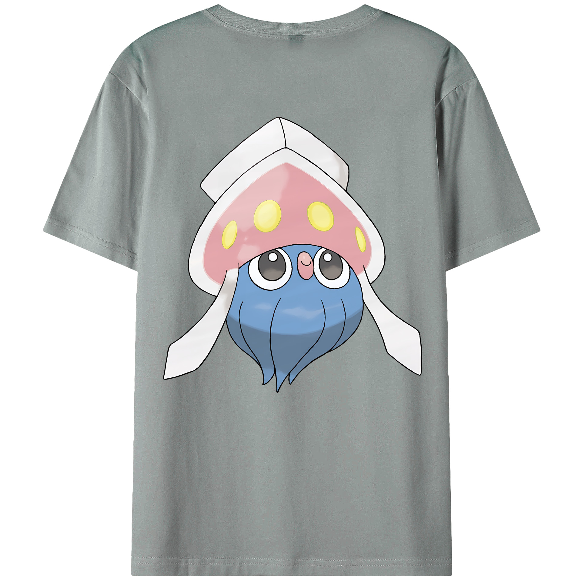 （画像用） ポケットモンスター Pokémon 綿100％ メンズ半袖Tシャツ（バックプリント） 通気性